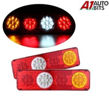 Pair 12v Led Rear Tail Lights
