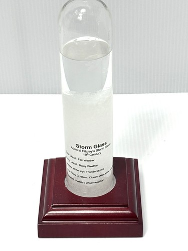Storm glass weather predictor - glass,