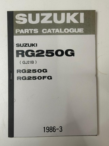 Suzuki rg250g and - rg250g, fg