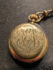 Antique 18ct gold half hunter - antique,