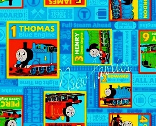Thomas the tank - thomas, fabric