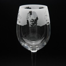 The Rolling Stones | Crystal Wine Glass | Engraved | Gift | Present