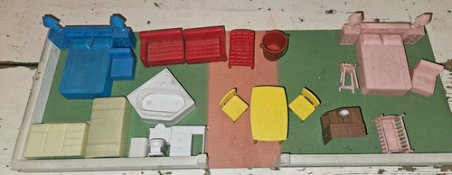Vintage 50s 60s dollshouse - vintage,