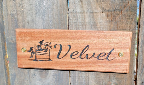 Personalised wooden horse - wooden,