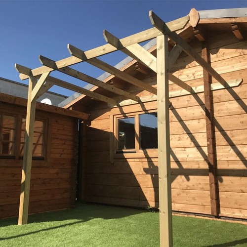 Ground lean pergola kit - lean-to,