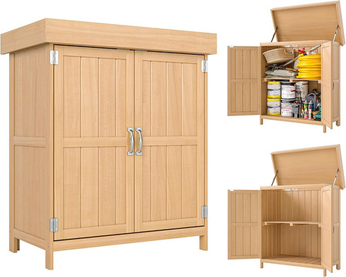 Outsunny small shed wooden - small, shed,