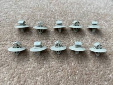 FIAT SIDE MOULDING LOWER TRIM CLIPS PLASTIC FASTENERS GREY 