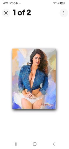 Lucy pinder art card - #3,