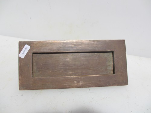 Vintage brass letterbox - vintage, letter
