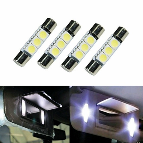 White 31mm smd 5050 led - 4x,