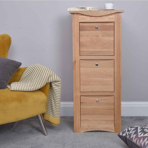 Solid oak lockable - oak, drawer