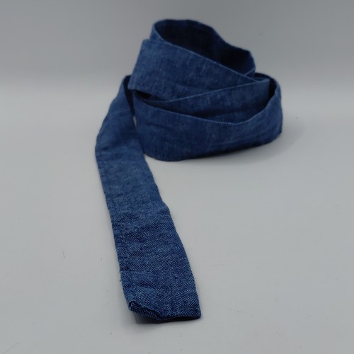 Blue fabric tie - fabric,