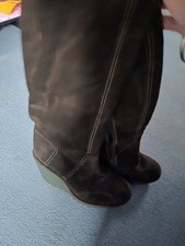 FLY LONDON WOMENS BROWN SEUADE