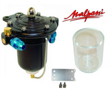 GENUINE MALPASSI V8 FILTER KING FUEL PRESSURE REGULATOR KIT + JIC6 + GLASS BOWL