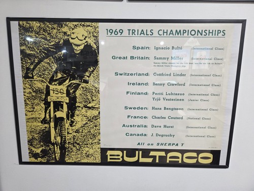 Bultaco motorcycle 1969 - bultaco,
