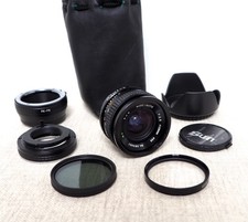 FUJIFILM FUJI FX X-Mount DSLR fit 28mm Wide MACRO Close Up Lens X-E2 X-Pro1