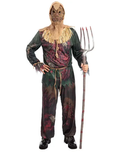Mens horror scarecrow costume - horror,