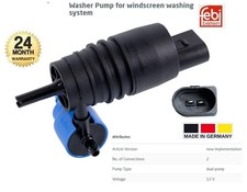 1x WINDSCREEN WASHER PUMP for