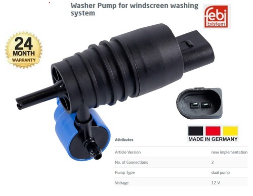 Windscreen washer pump for - washer,