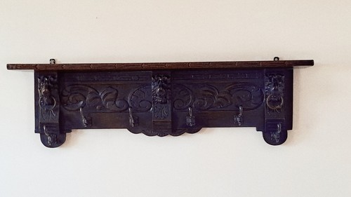 Wall mounted antique carved - wall,