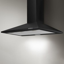 90cm Chimney Black Cooker Hood