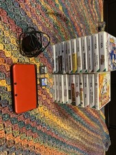 Nintendo 3DS XL Red Console (23 Games)