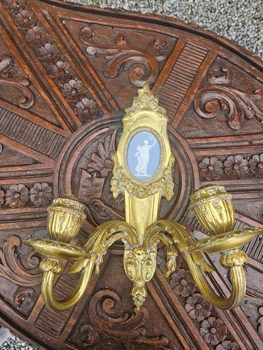 Antique bronze wall lamp - antique,