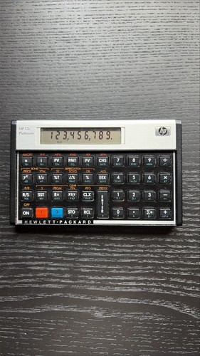 Hewlett packard 12c platinum - packard,