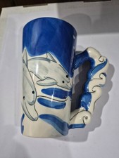 Florida Marketplace, Dolphins Multicolor Coffee Tea Mug 16 oz