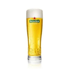 Personalised Branded 1 Pint Heineken Beer Lager Glass embossed star, Engraved