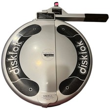 Disklok Silver Hard Case Steering Wheel Lock Small 35-39 Cm 13.7-15.3" Security