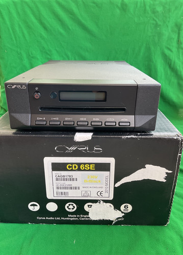 Cyrus cd6 se2 player boxed - cyrus, cd