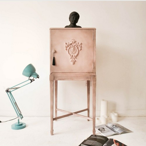 Dusty pink cocktail cabinet - , |
