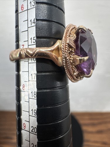 14k gold synthetic alexandrite - 14k,