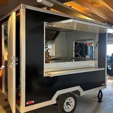 Black Food Trailer For Sale