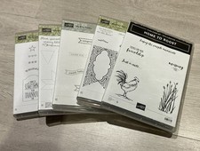 Stampin Up 5 SETS OF STAMPS