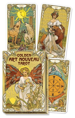 Golden art nouveau grand - art,