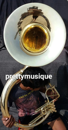 Sousaphone bell made of - sousaphone, "bell