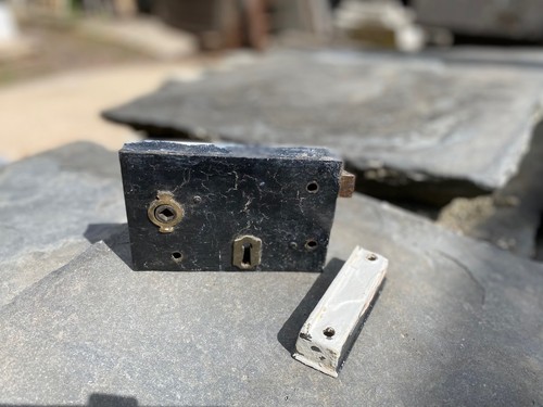 Vintage iron door - iron,