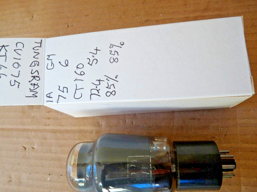 Tungsram cv1075 kt66 used - kt66,