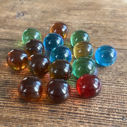 Vintage glass marbles - glass,