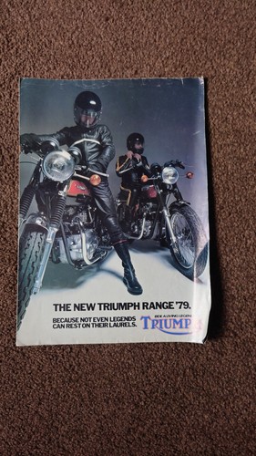 Original vintage 1979 triumph - original,