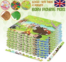 Large Soft Foam EVA Kids Floor Mat Jigsaw Tiles Interlocking Garden Play Mats