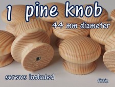 1 x Pine Wooden  Knob Drawer