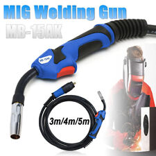 MB25AK MB15 MIG MAG Welding Torch Euro Gas CO2 Conversion 3M/4M/5M Welding Gun