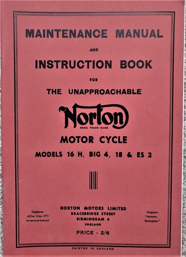 Norton maintenance manual and - norton,