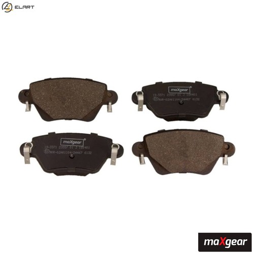 Brake pad set disc - set,
