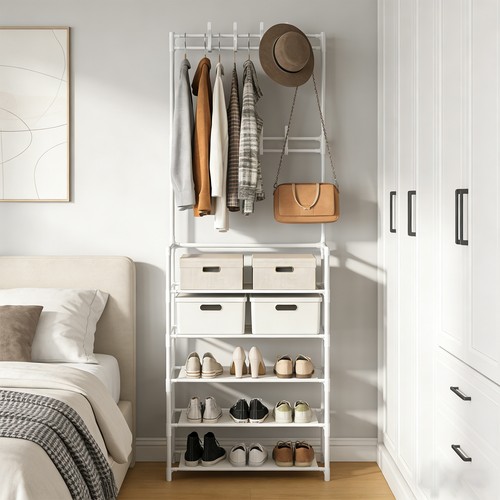 Metal coat hat stand - coat,