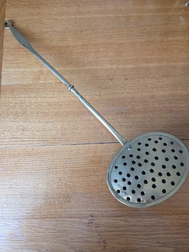 Vintage brass chestnut - brass, roaster