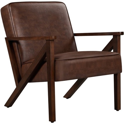 Modern faux leather - faux, armchair